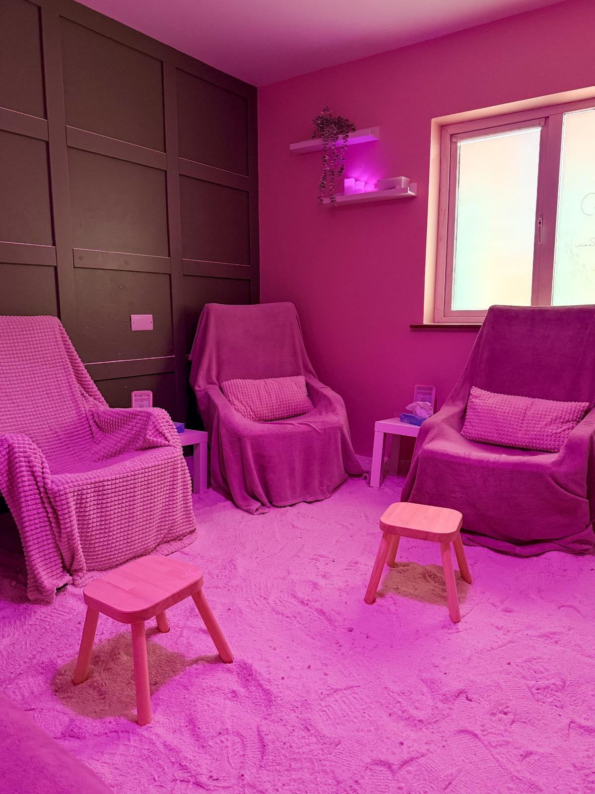 Salt room interior